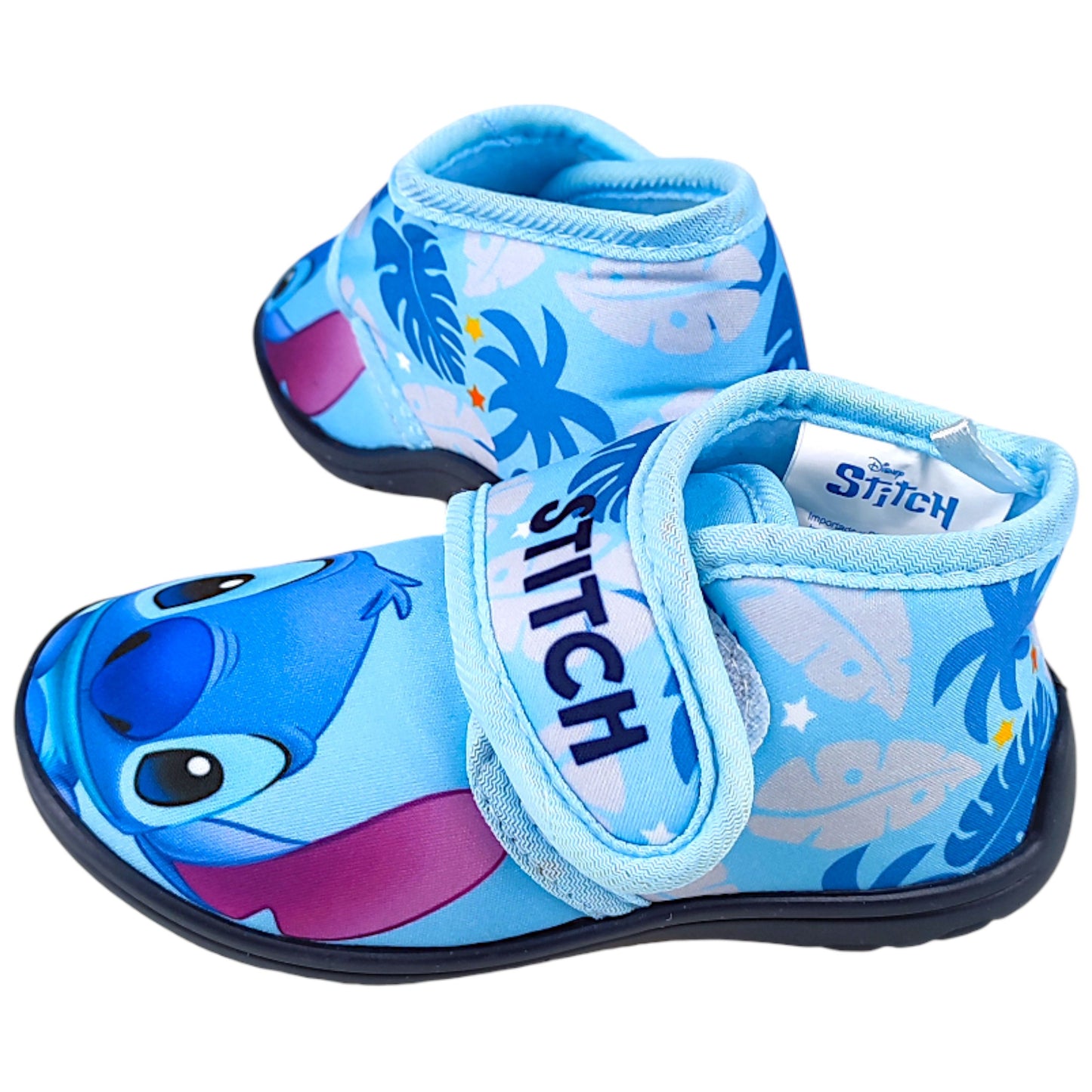 Disney Stitch Hausschuhe mit Klettverschluss Gr. 22-27