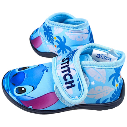 Disney Stitch Hausschuhe mit Klettverschluss Gr. 22-27