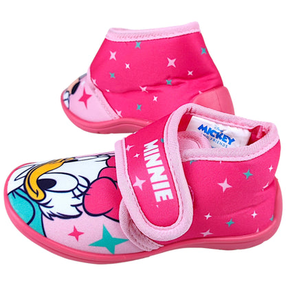 Minnie Mouse & Daisy Duck Hausschuhe mit Klettverschluss Gr. 22-27