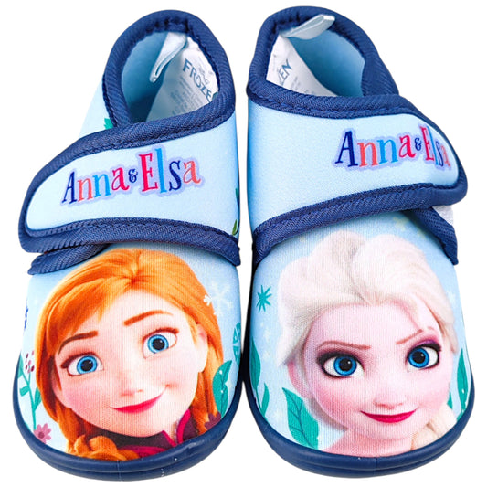 Disney Frozen Hausschuhe mit Klettverschluss Gr. 22-27