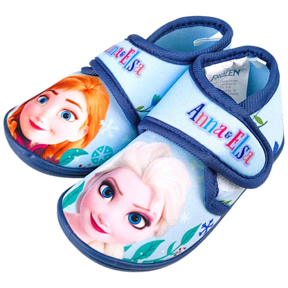 Disney Frozen Hausschuhe mit Klettverschluss Gr. 22-27