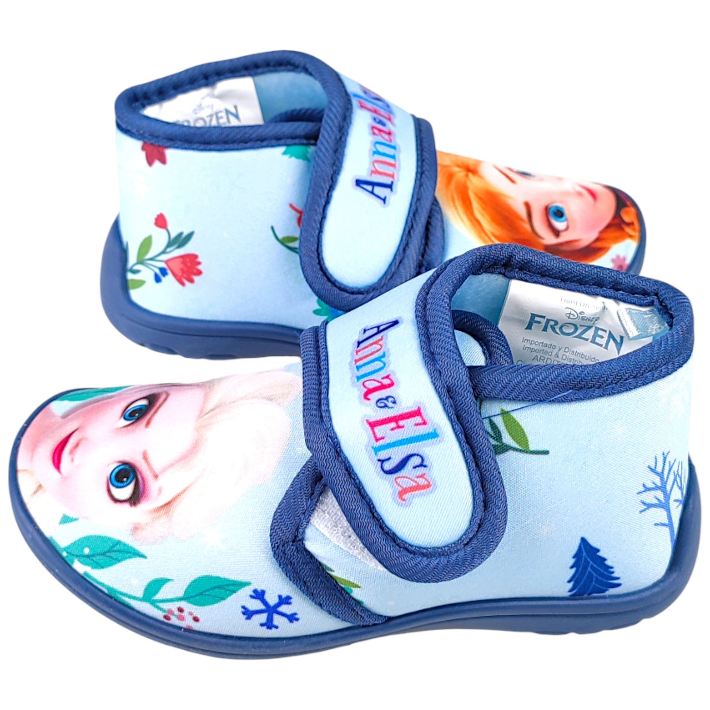 Disney Frozen Hausschuhe mit Klettverschluss Gr. 22-27