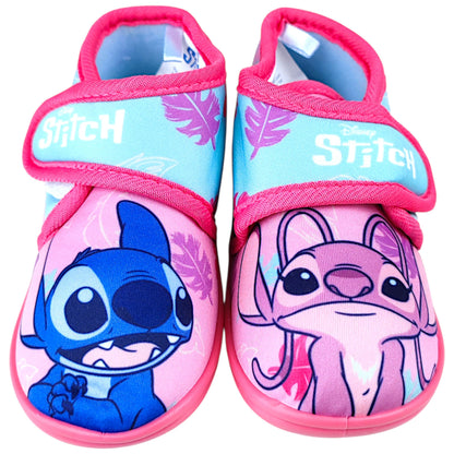 Stitch & Angel Hausschuhe mit Klettverschluss Gr. 22-27