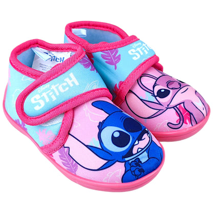 Stitch & Angel Hausschuhe mit Klettverschluss Gr. 22-27