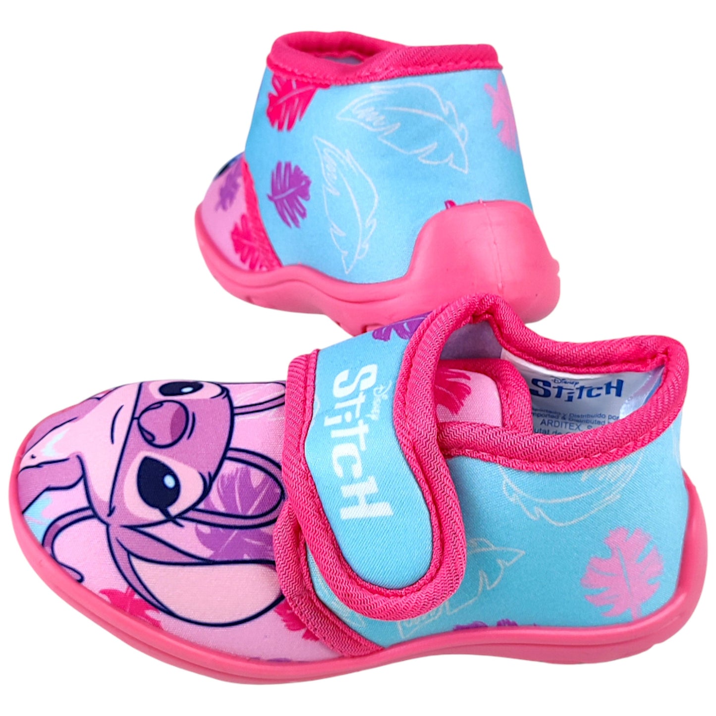 Stitch & Angel Hausschuhe mit Klettverschluss Gr. 22-27