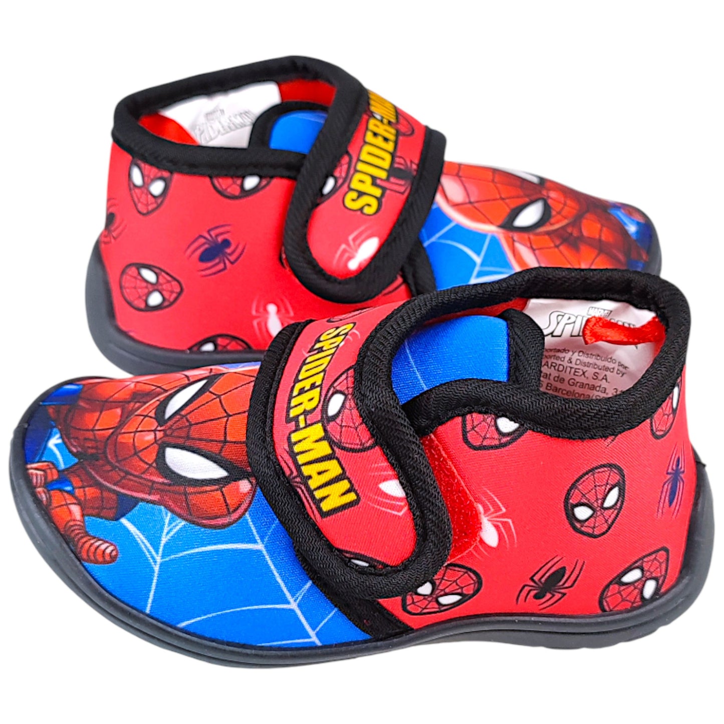 Spider-Man Hausschuhe mit Klettverschluss Gr. 22-27