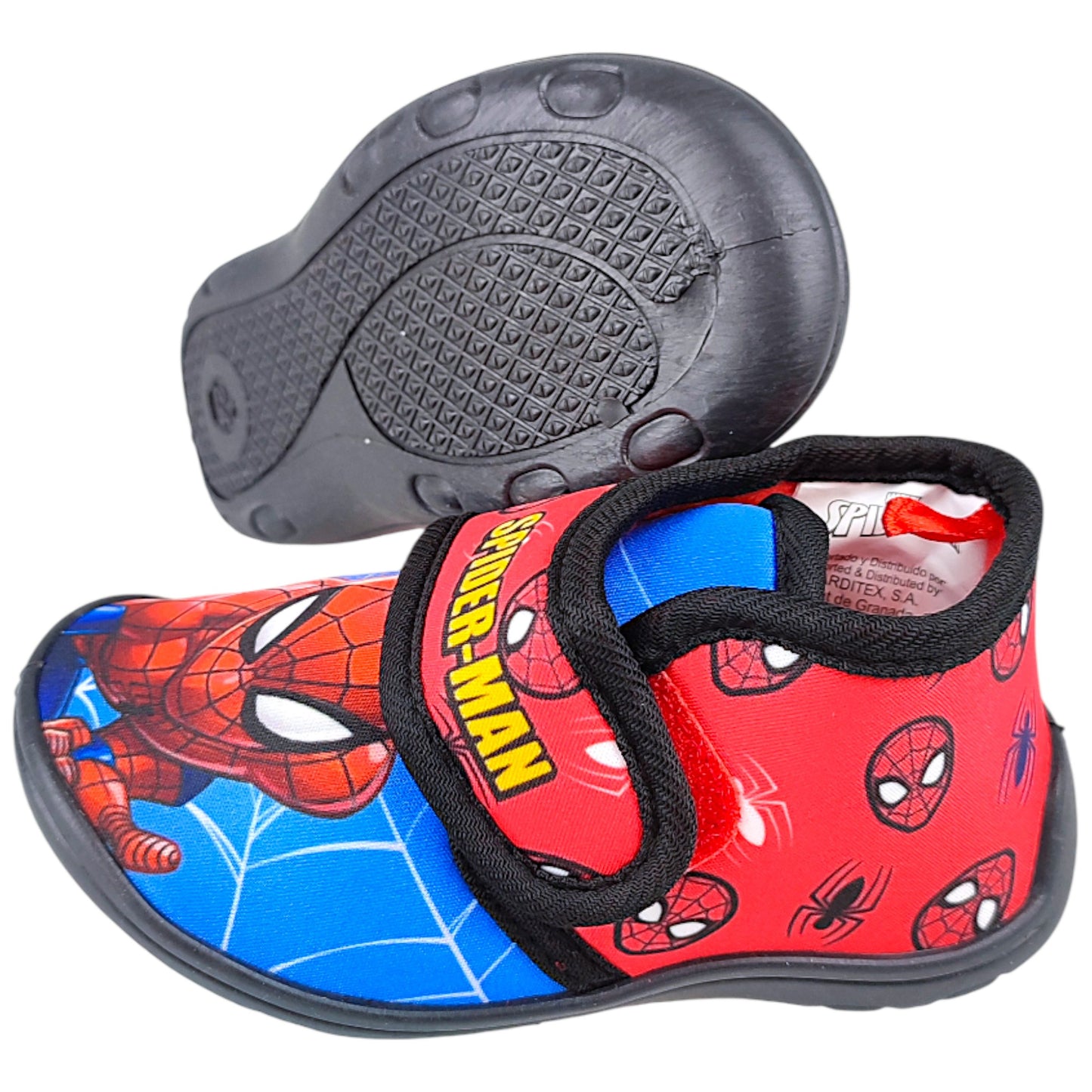 Spider-Man Hausschuhe mit Klettverschluss Gr. 22-27