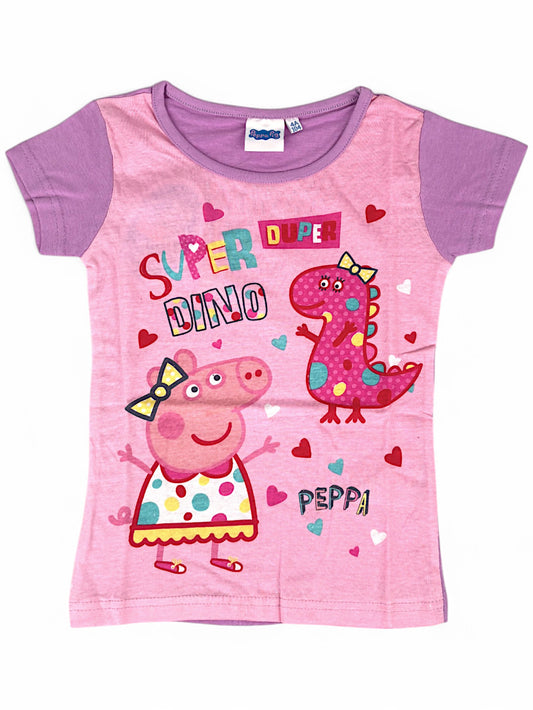 T-Shirt Peppa Pig & Dino Gr. 92 - 116 cm