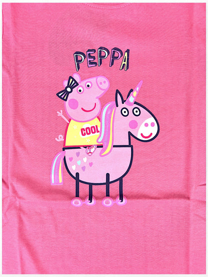 T-Shirt Peppa Pig mit Knoten Gr. 92 - 116 cm