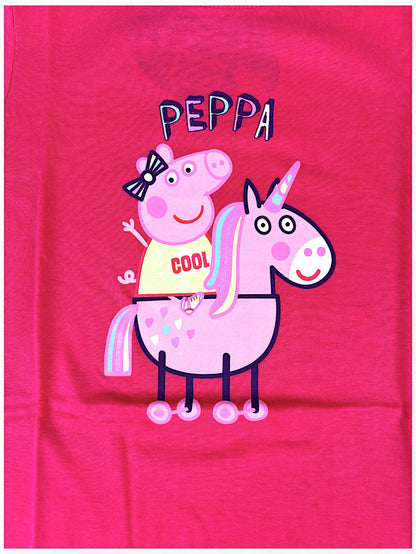 T-Shirt Peppa Pig mit Knoten Gr. 92 - 116 cm