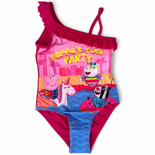 Peppa Pig Badeanzug  mit Rüschendetails Gr.98 -128 cm
