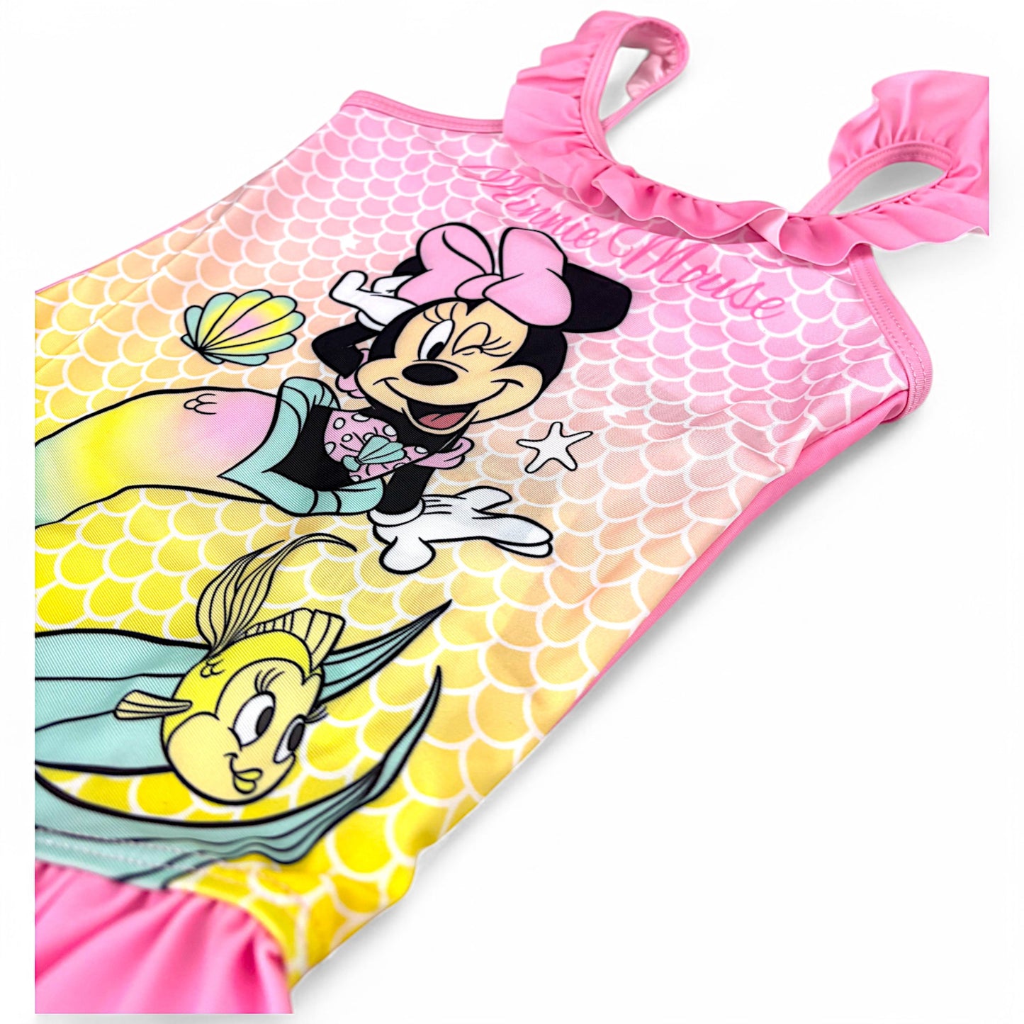 Disney Minnie Mouse Badeanzug mit Rüschen Gr. 98 -128 cm