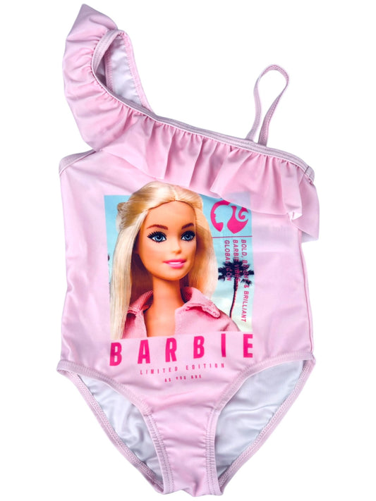 Barbie Badeanzug mit Rüschen Gr. 98 -128 cm