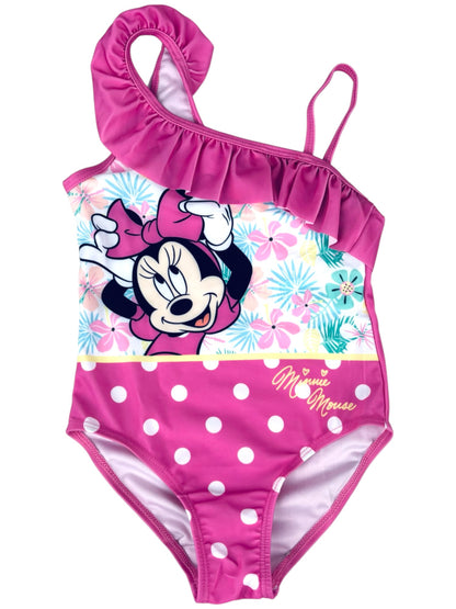 Disney Minnie Mouse Badeanzug mit Rüschen Gr. 98 -128 cm