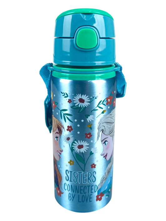 Alu-Trinkflasche Disney Frozen 600 ml mit Tragegurt