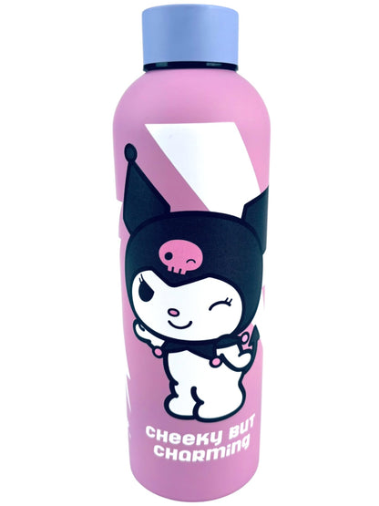 Kuromi Edelstahl Trinkflasche 800ml