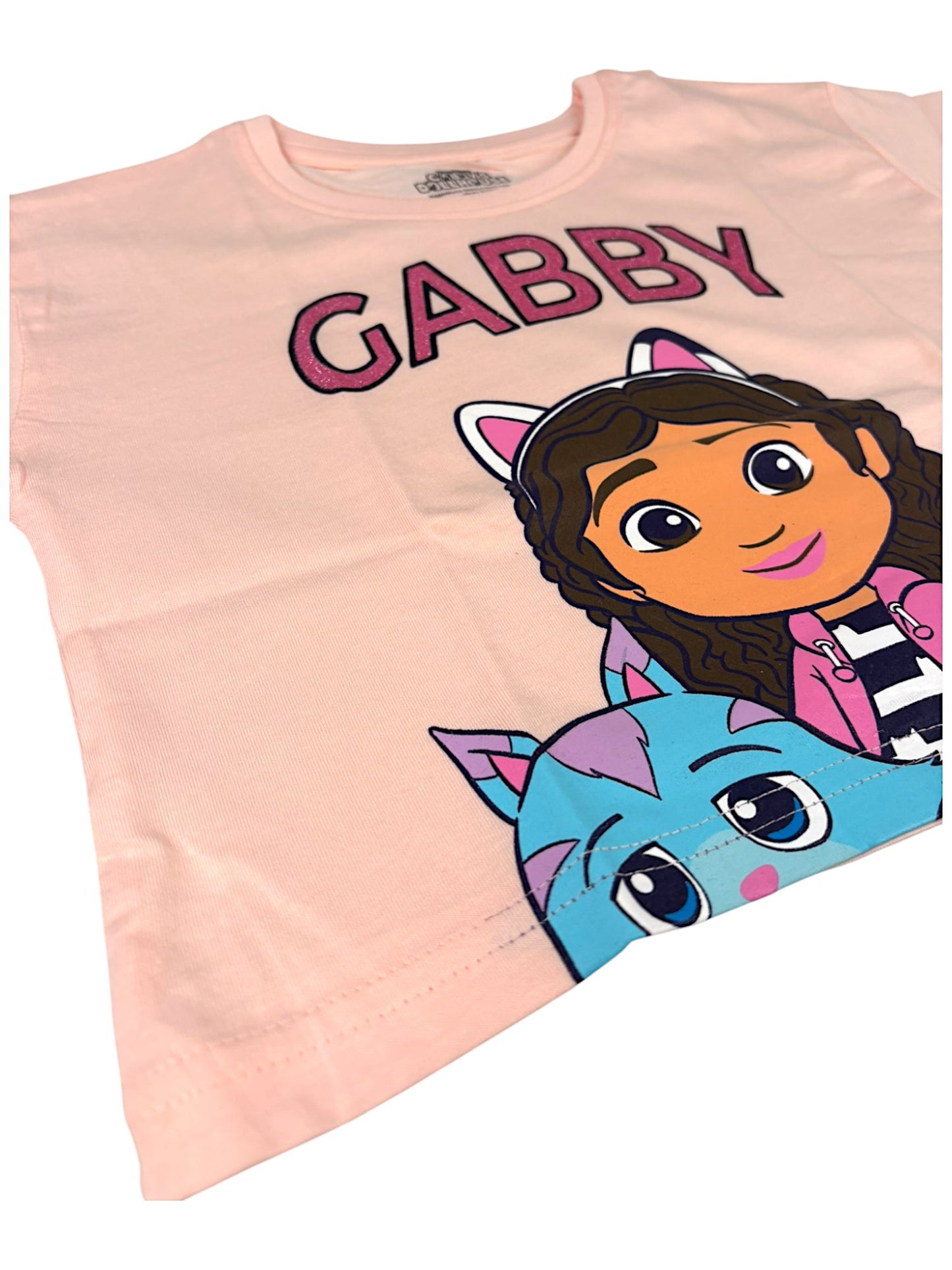 Gabby´s Dollhouse Crop Top für Mädchen mit Glitzer Gr. 104 - 134 cm