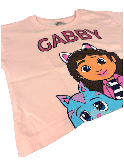 Gabby´s Dollhouse Crop Top für Mädchen mit Glitzer Gr. 104 - 134 cm