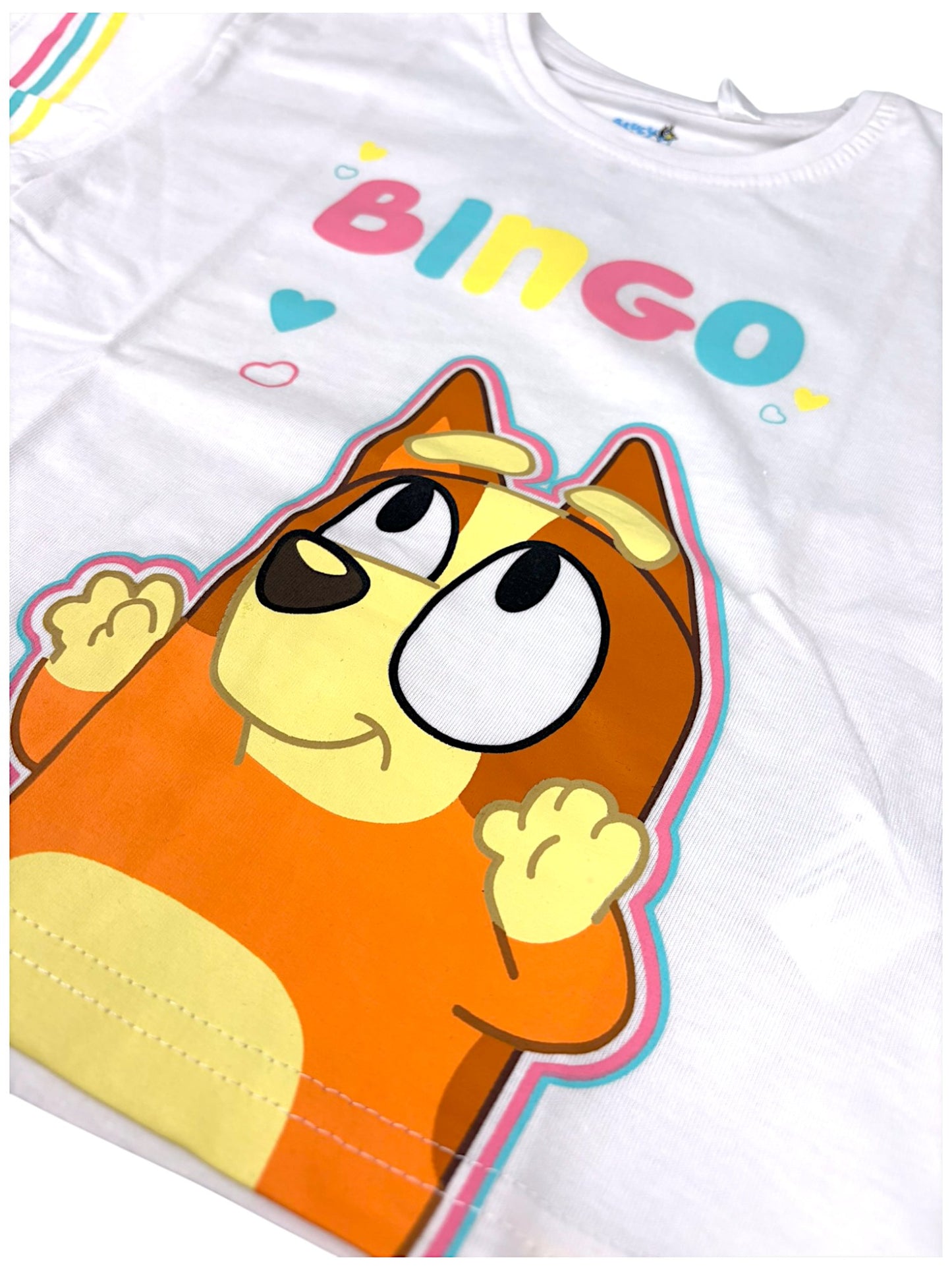 Bluey & Bingo Crop Top für Mädchen  Gr. 92 - 116 cm