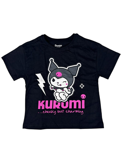 Hello Kitty T-Shirt Kuromi für Mädchen Gr. 116 - 158 cm