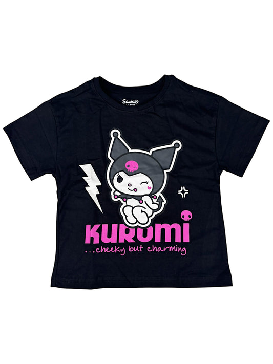Hello Kitty T-Shirt Kuromi für Mädchen Gr. 116 - 158 cm
