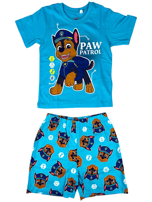 Paw Patrol Schlafanzug kurz  - Shorty für Jungen Gr. 98 - 128 cm