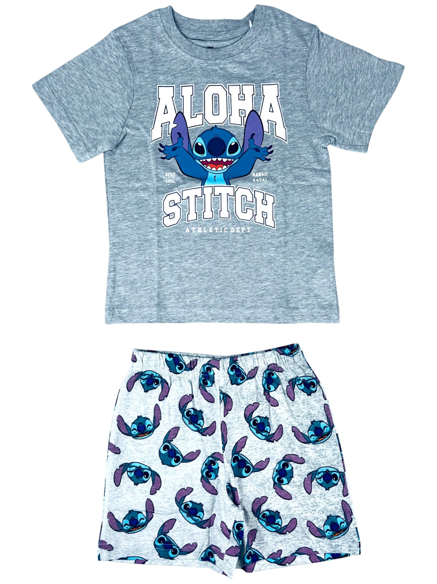 Disney Stitch Schlafanzug kurz  - Shorty für Jungen Gr. 98 - 128 cm