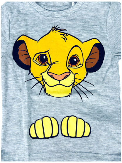 König der Löwen Schlafanzug kurz Simba  - Shorty für Jungen Gr. 98 - 128 cm