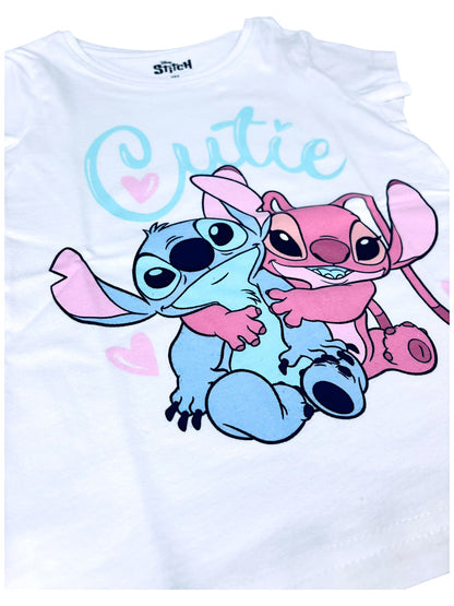 Disney Stitch Schlafanzug kurz  - Shorty für Mädchen Gr. 104 - 152 cm