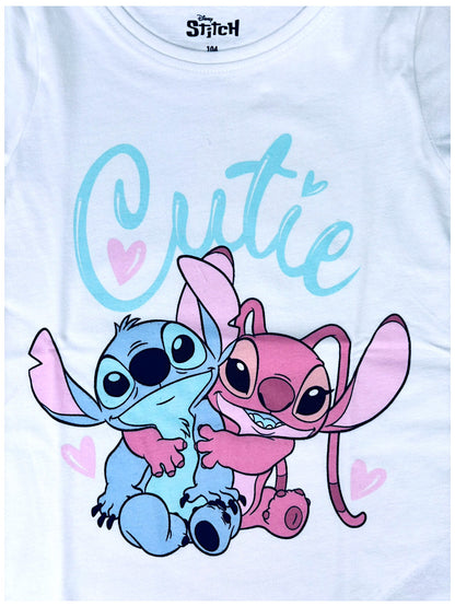 Disney Stitch Schlafanzug kurz  - Shorty für Mädchen Gr. 104 - 152 cm
