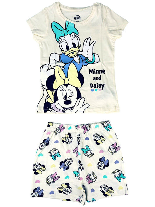 Disney Minnie Mouse Schlafanzug kurz  - Shorty für Mädchen Gr. 104 - 134 cm