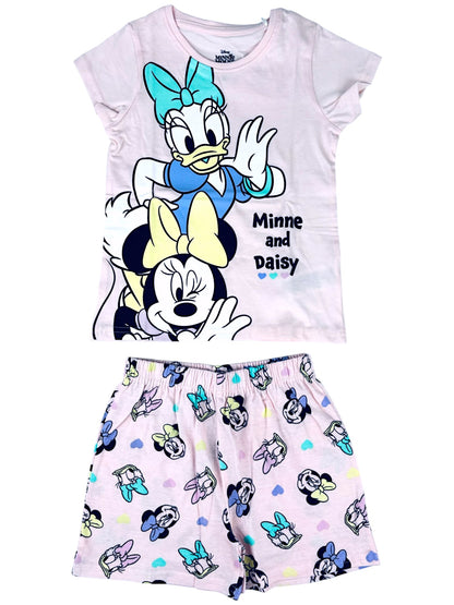 Disney Minnie Mouse Schlafanzug kurz  - Shorty für Mädchen Gr. 104 - 134 cm