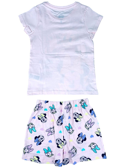 Disney Minnie Mouse Schlafanzug kurz  - Shorty für Mädchen Gr. 104 - 134 cm