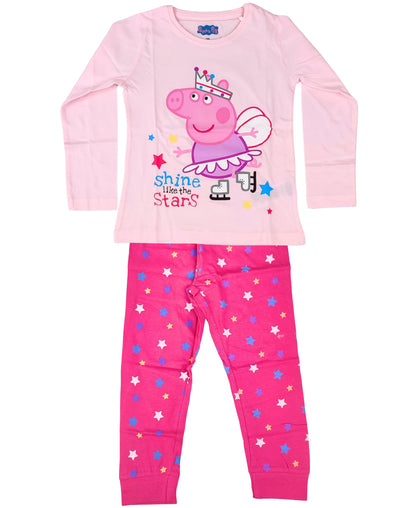 Peppa Pig Schlafanzug für Mädchen Gr. 92 - 116 cm