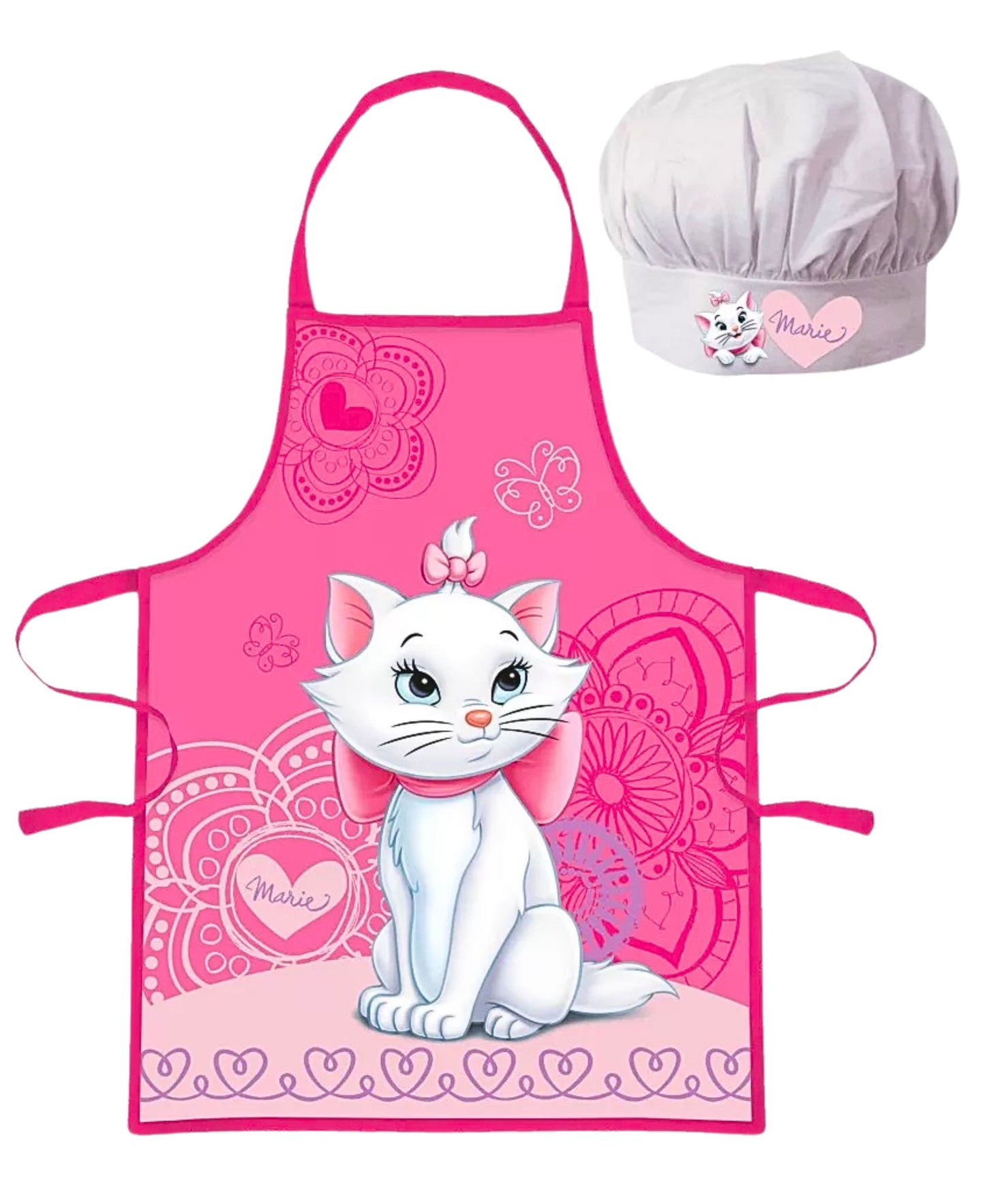 Aristocats Marie Kochschürze Set mit Kochmütze