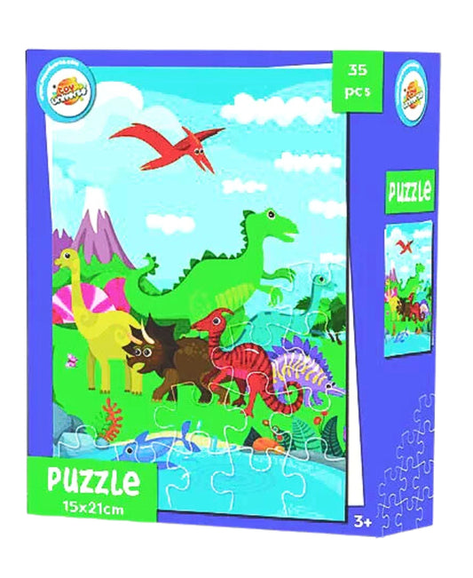 Dinosaurier mini Kinderpuzzle 35 Teile 15x21 cm