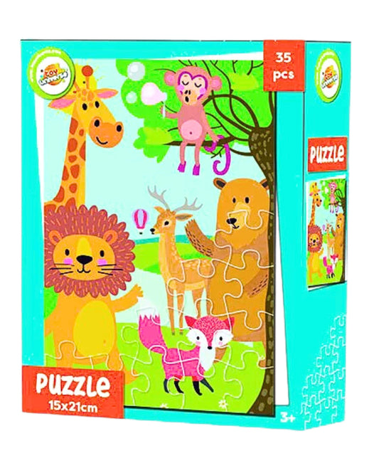 Tiere mini Kinderpuzzle 35 Teile 15x21 cm