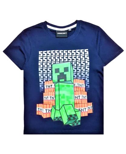 Schlafanzug kurz Minecraft für Jungen