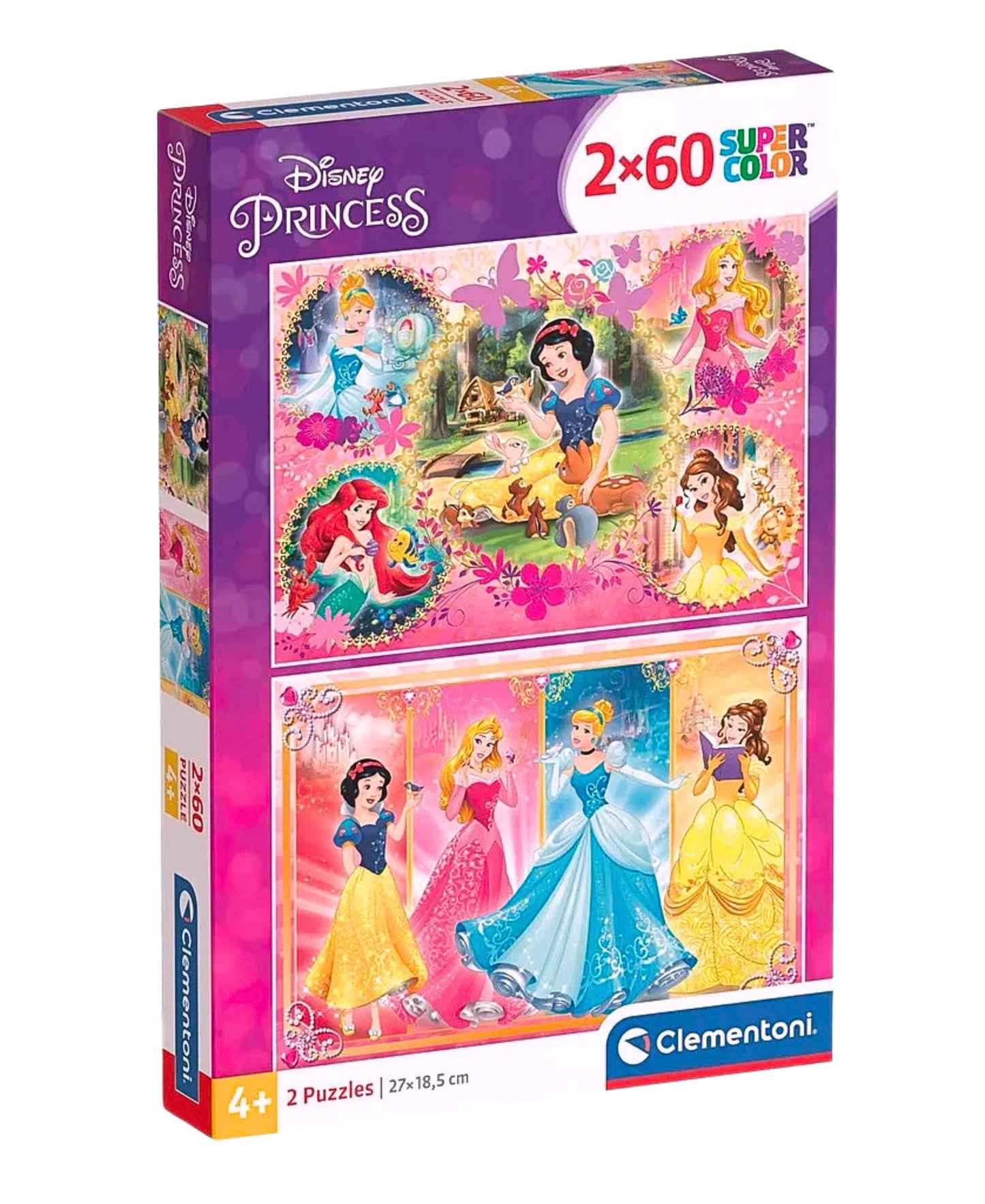Disney Princess Kinderpuzzle Clementoni 2x60