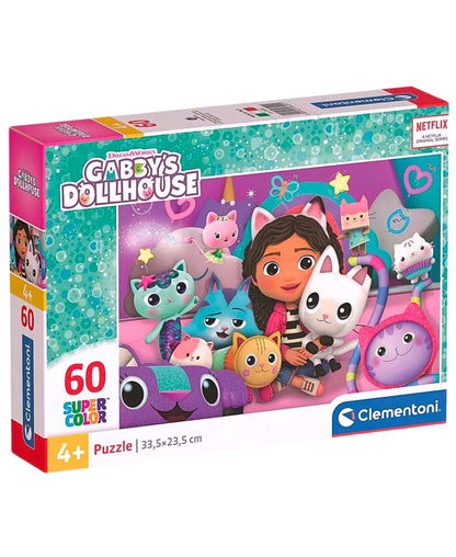 Gabby´s Dollhouse Kinderpuzzle Clementoni 60 Puzzleteile