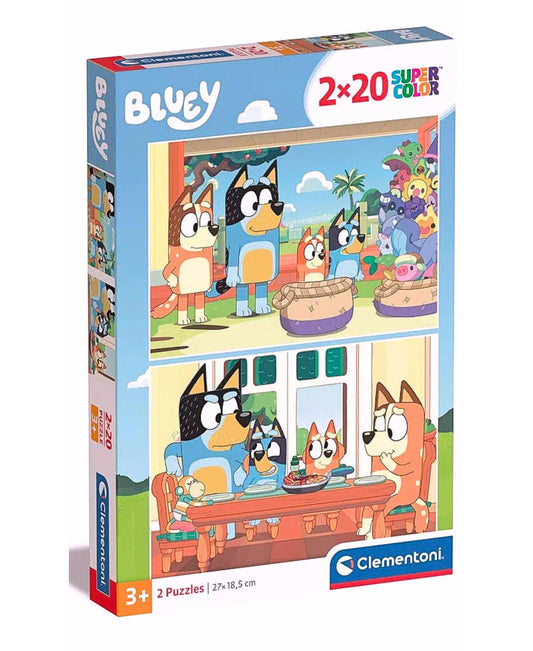 Bluey Kinderpuzzle 2x20 Puzzleteile