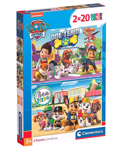 Paw Patrol Kinderpuzzle 2x20 Puzzleteile