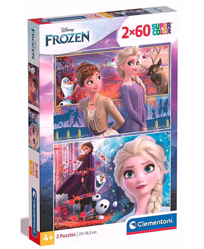 Disney Frozen Kinderpuzzle Clementoni 2x60 Puzzleteile