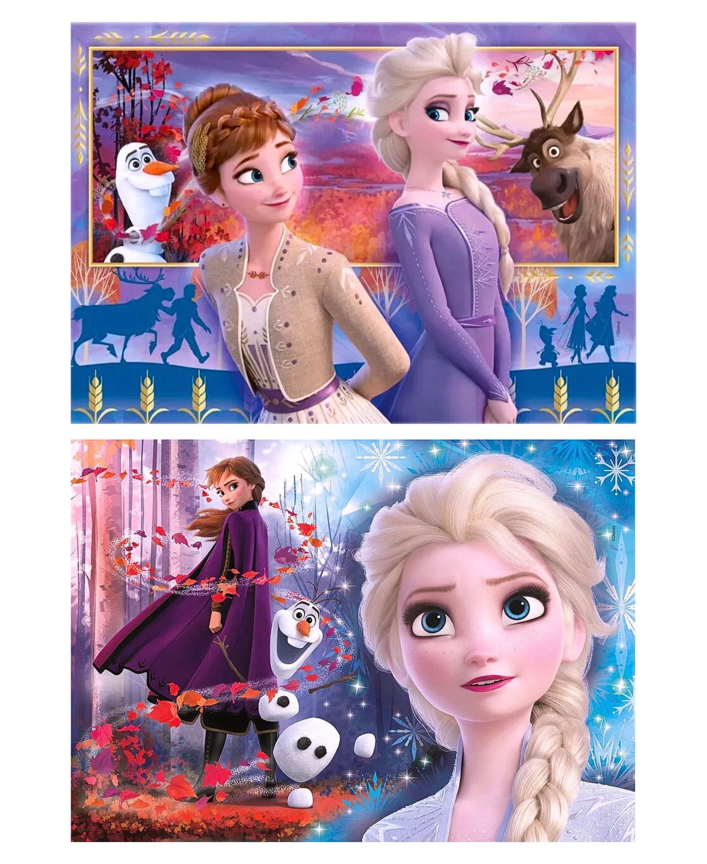 Disney Frozen Kinderpuzzle Clementoni 2x60 Puzzleteile