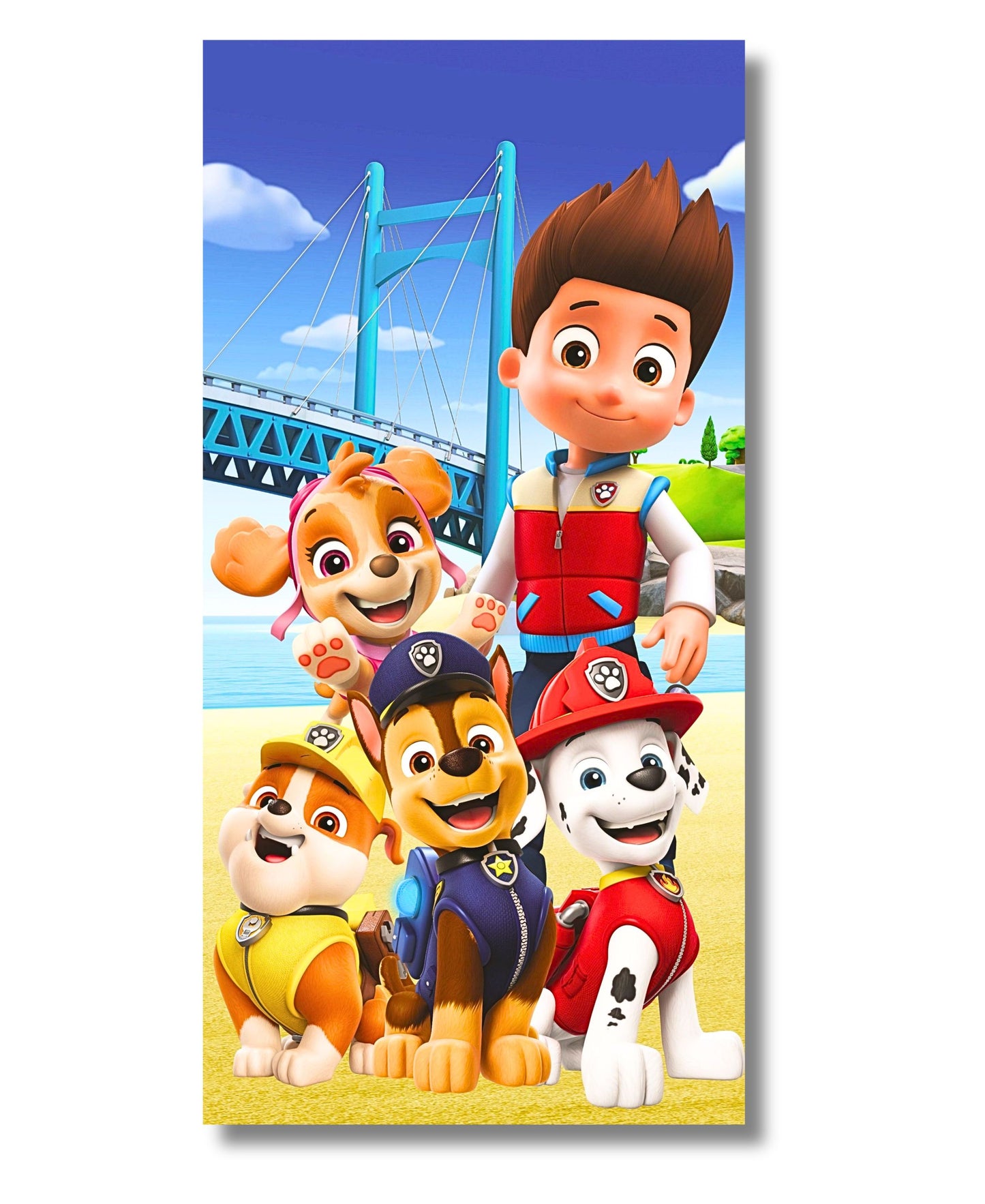 Paw Patrol Bade-/Strandtuch 70 x 140 cm