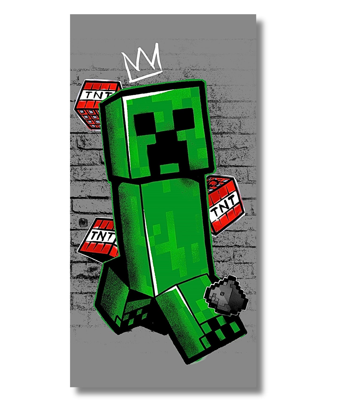 Minecraft Bade-/Strandtuch 70 x 140 cm