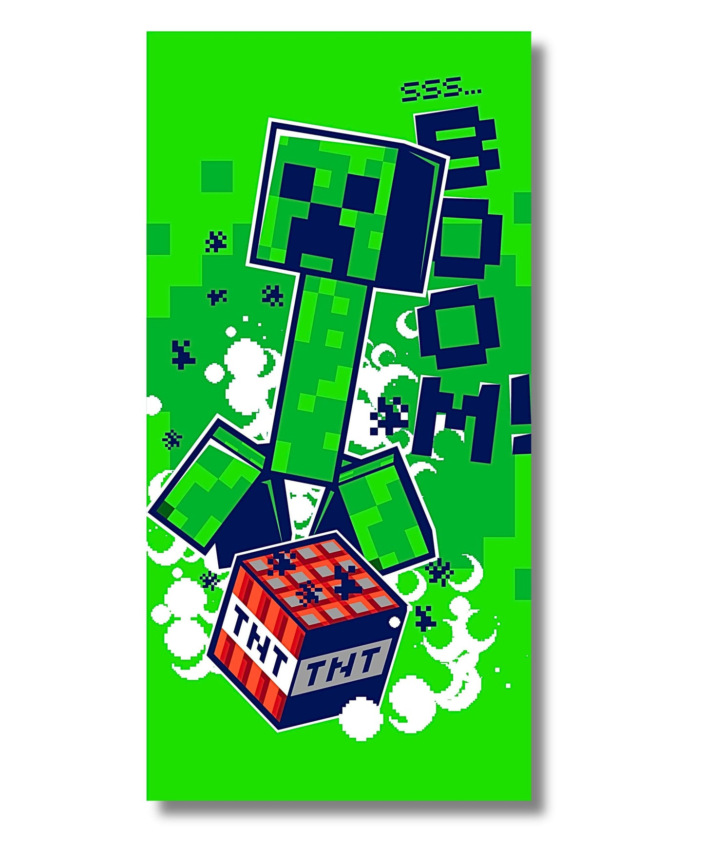 Minecraft Bade-/Strandtuch  70 x 140 cm