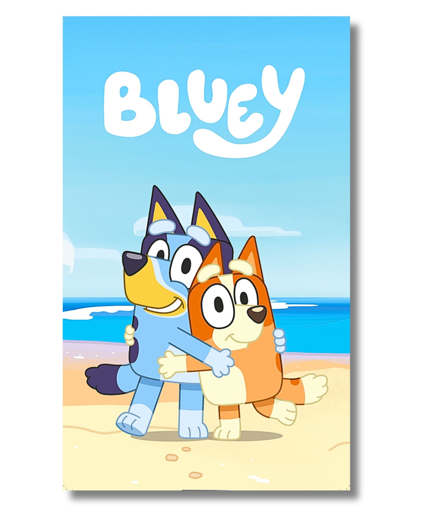 Bluey & Bingo Bade-/Strandtuch  70 x 140 cm