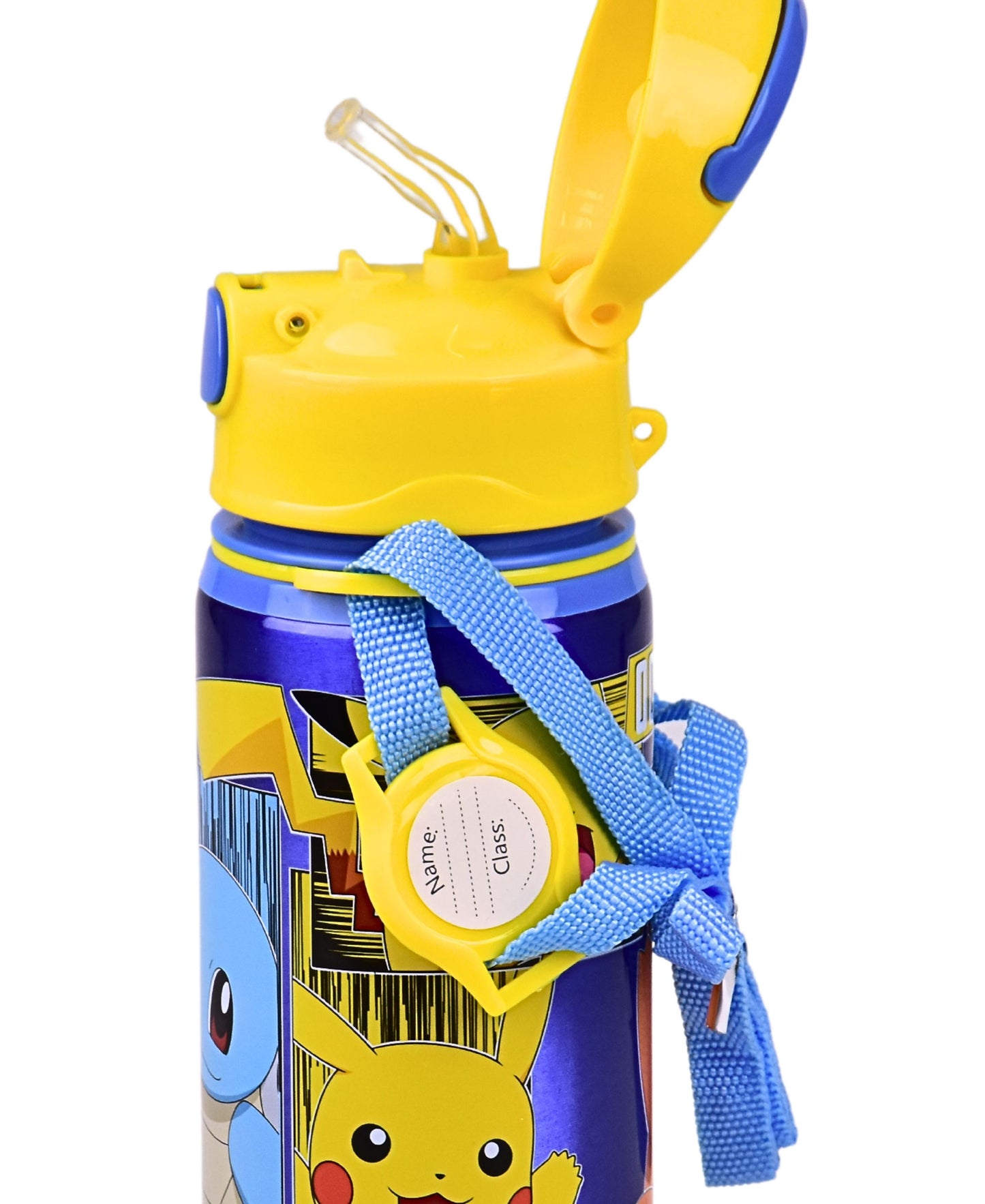 Alu-Trinkflasche Pokémon 600 ml mit Tragegurt