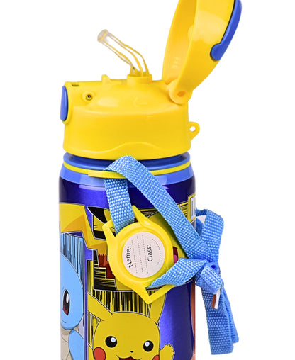 Alu-Trinkflasche Pokémon 600 ml mit Tragegurt